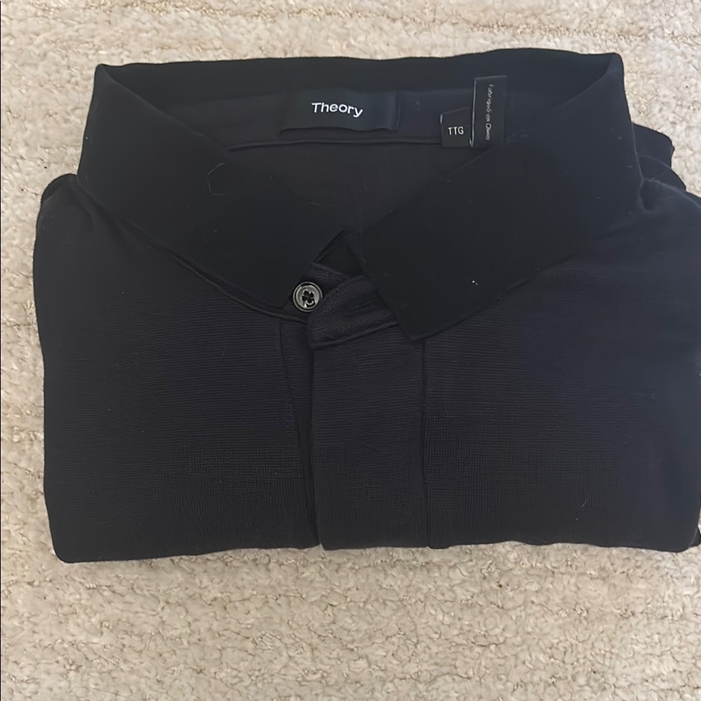 Theory Men's Black Shirt